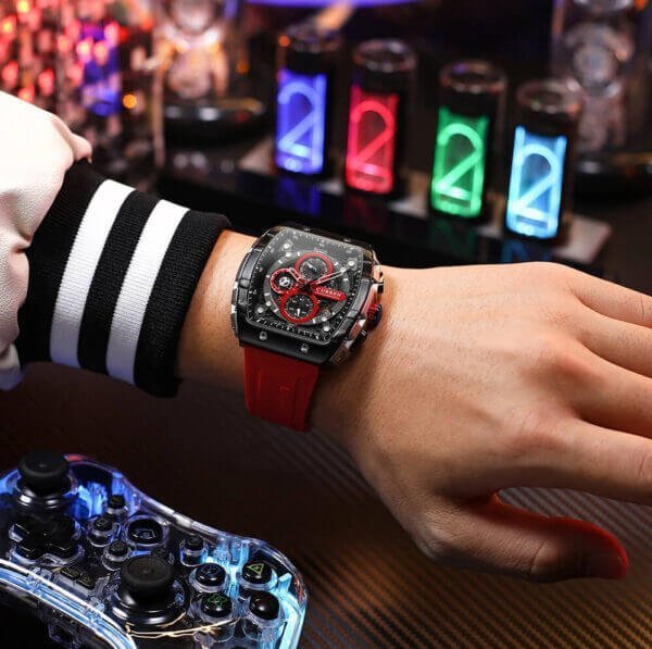 Reloj Curren 8442 Rojo Exhibición